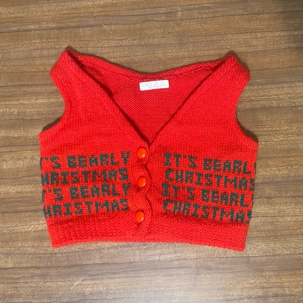 Bear Teddy Bear Plush Christmas Sweater